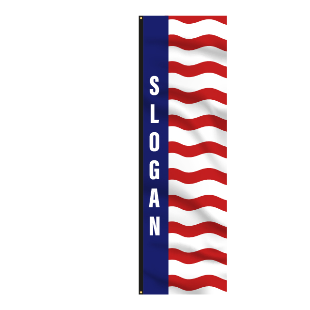 Uncle Sam Vertical Message Flag - 10x3