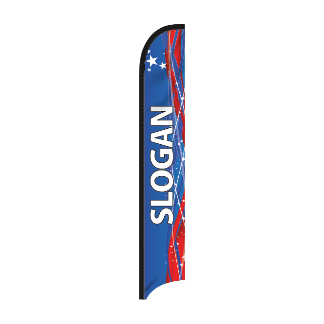 Patriotic Blue 2X-Large Tail Feather
