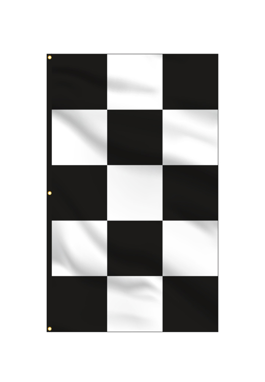 Checkered Race Style Vertical Flag