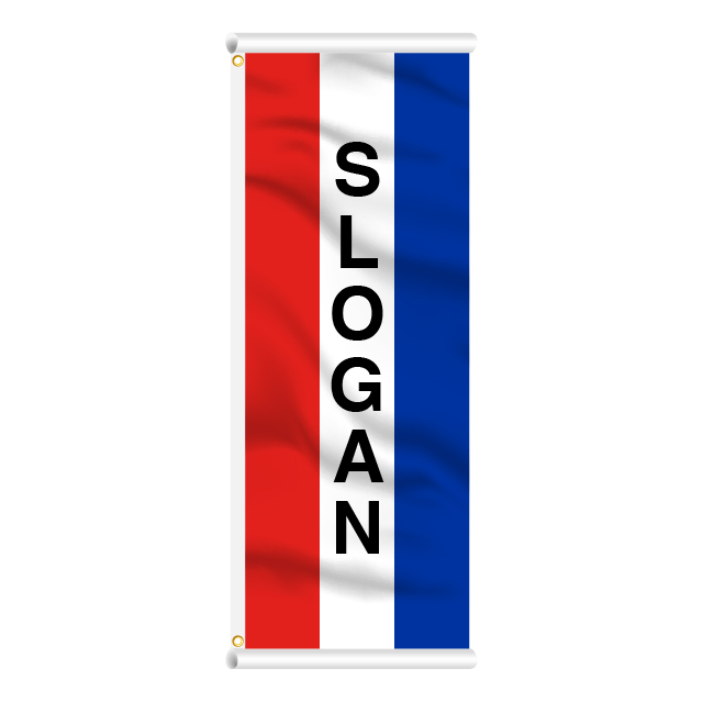 8x3 Tricolor Sleeved Message Flag