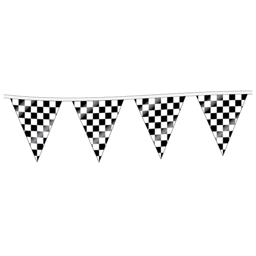 12″ x 9″ Deluxe Race Style Pennant Strings