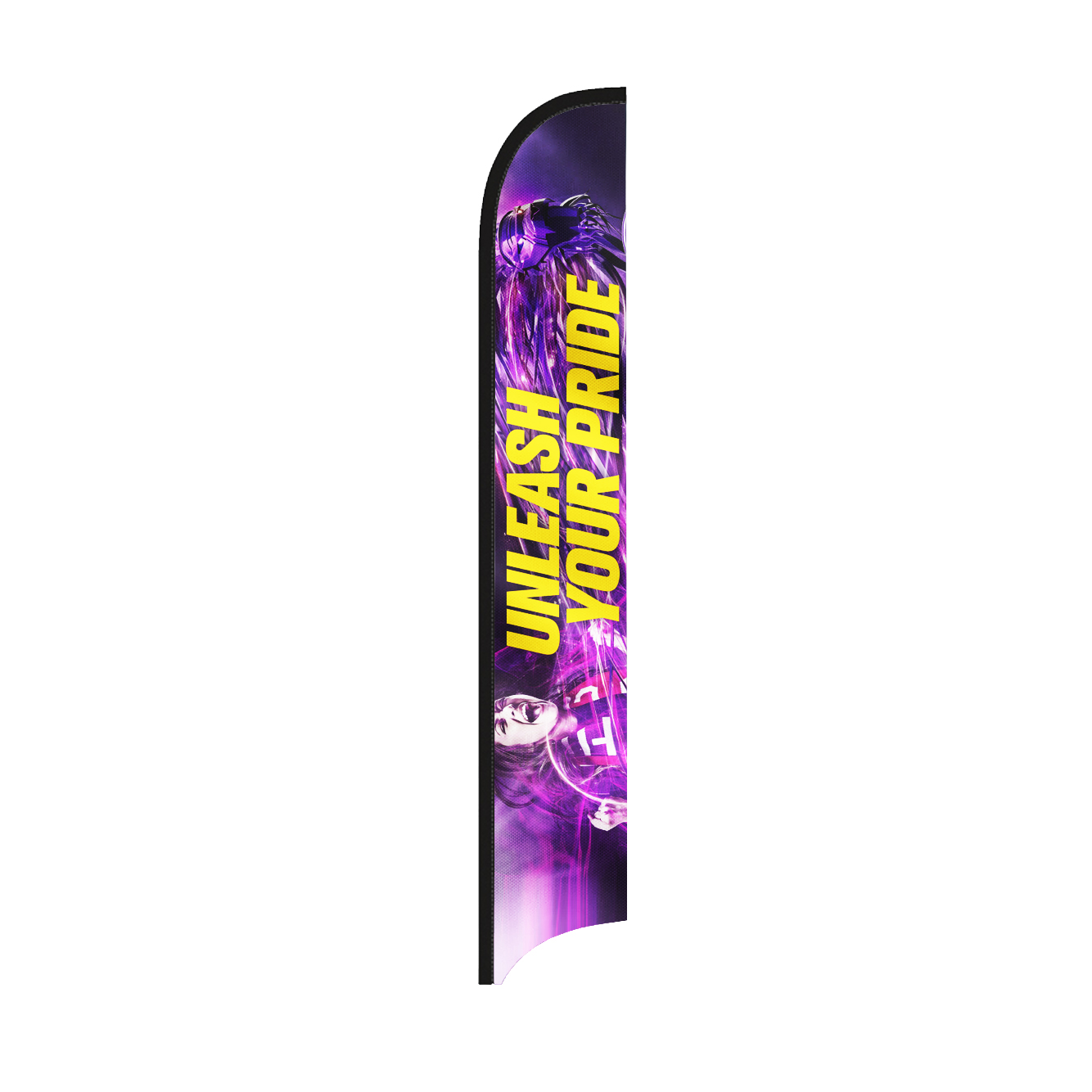2X-Large Single Sided Tail Feather - Flag Only